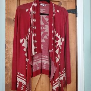 JustFab Aztec Cardigan